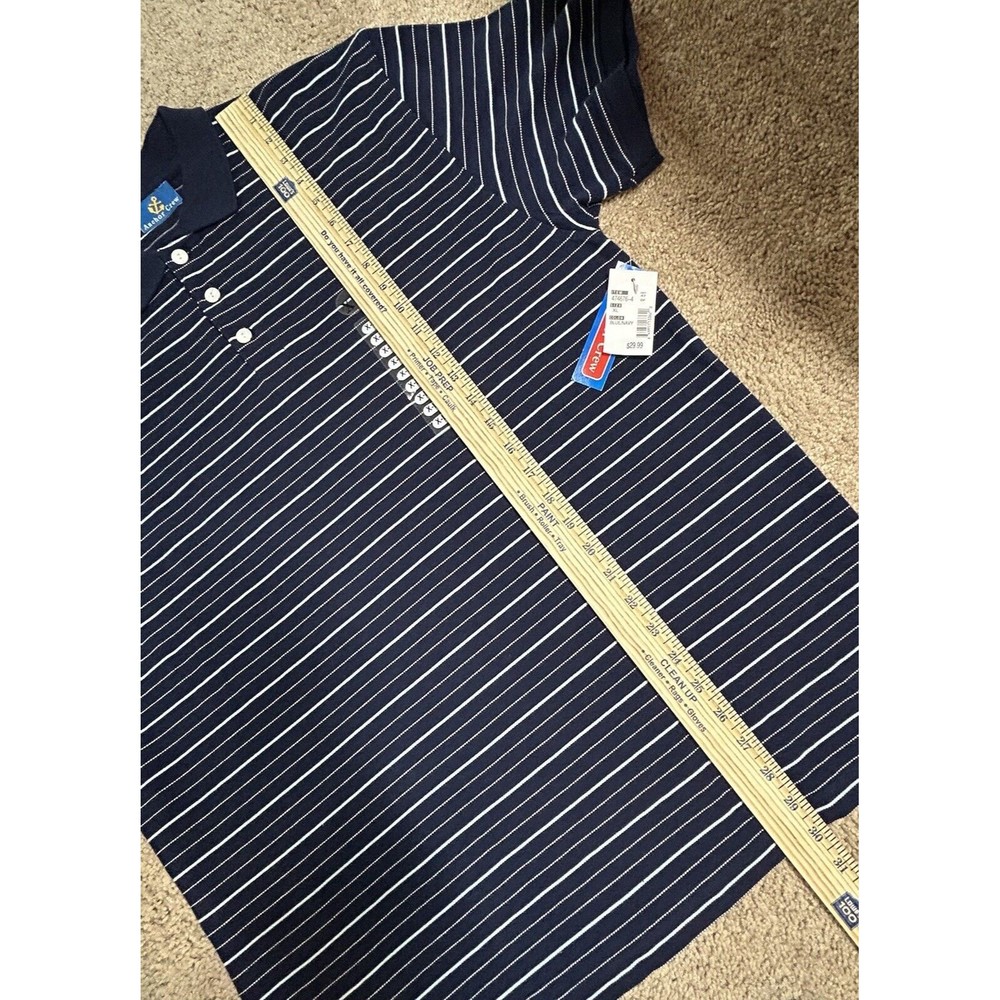 Anchor Crew NWT Men’s Navy Polo Striped Short Sleeve Shirt‎ Size XL - Picture 12 of 12